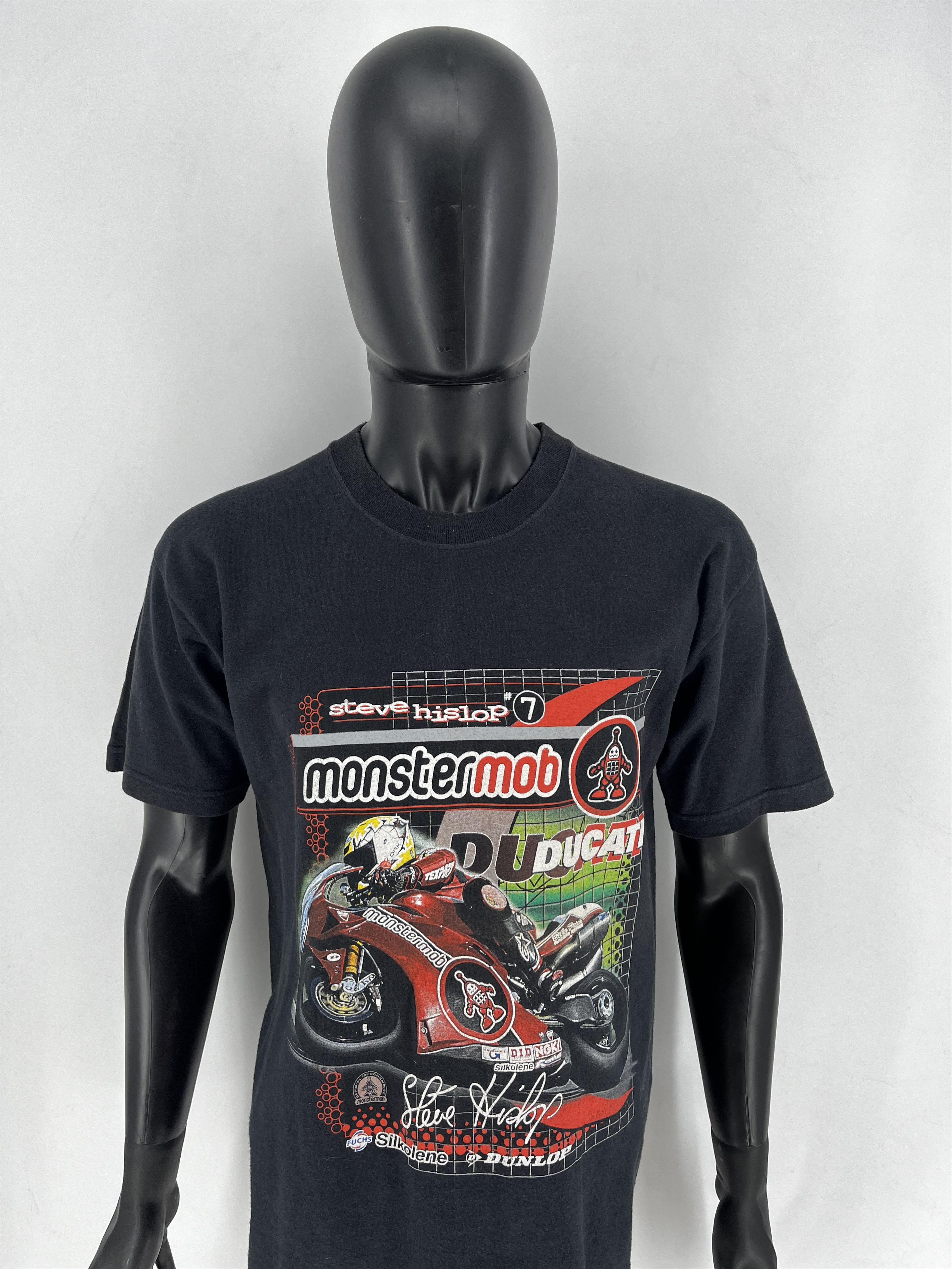 Ducati Vintage Ducati Steve Hislop Monster Mob UK Superbike RacingM Size US M / EU 48-50 / 2 - 5 Thumbnail