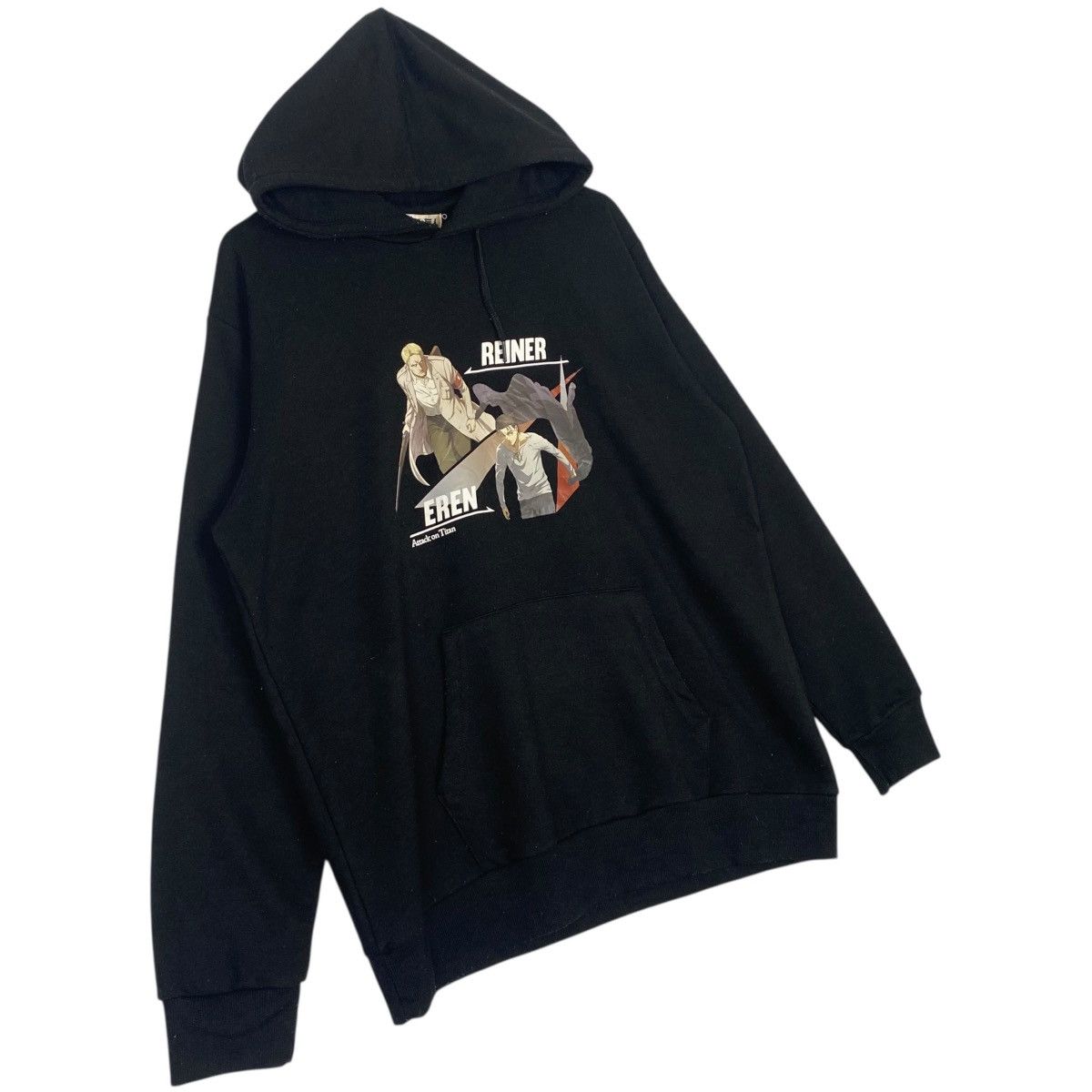 Other Vintage Attack On Titan Hoodie Sweater Black Size XL Size US XL / EU 56 / 4 - 3 Thumbnail