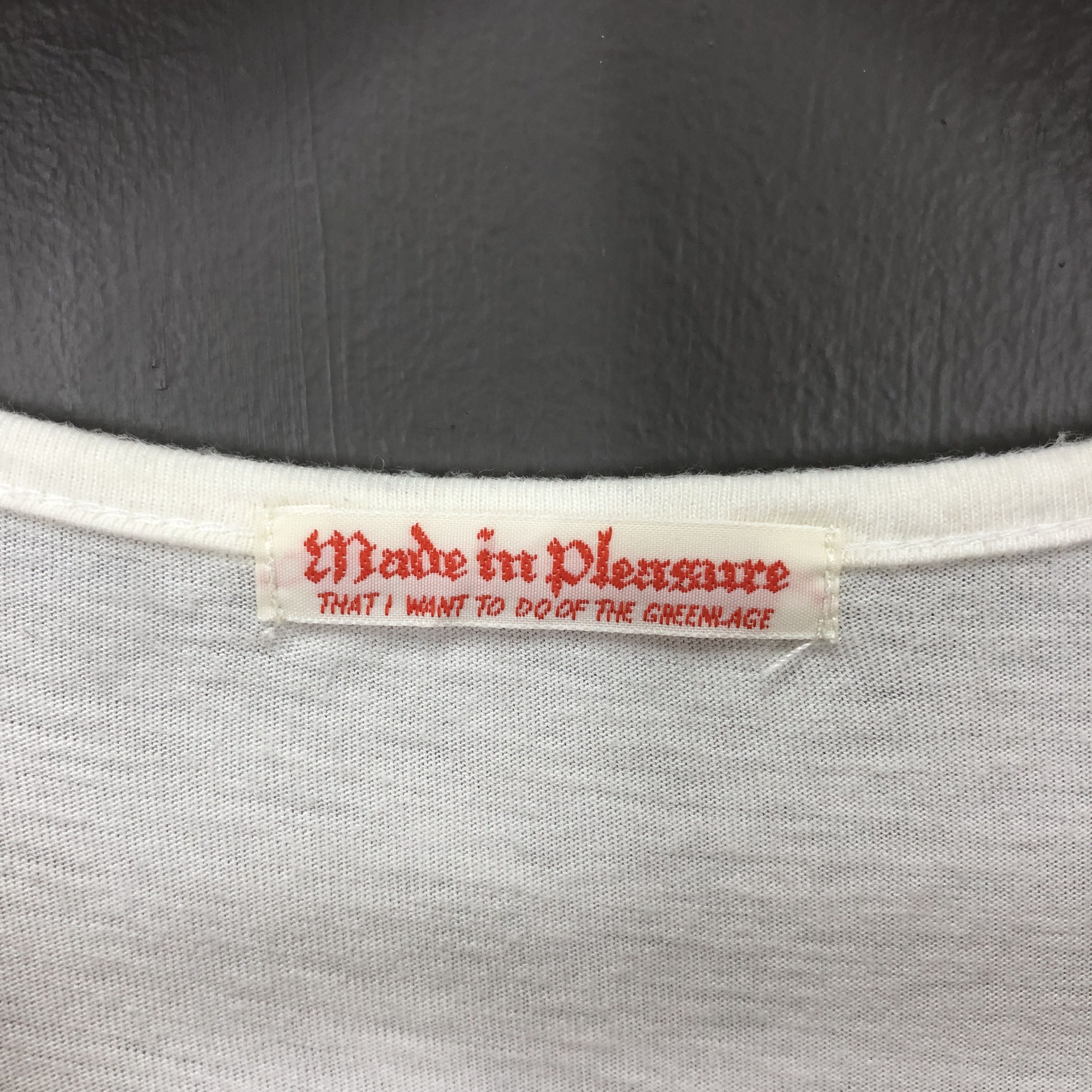 Pleasures Zebra MADE IN PLEASURE T Shirt #1508/AZ Size US M / EU 48-50 / 2 - 4 Thumbnail