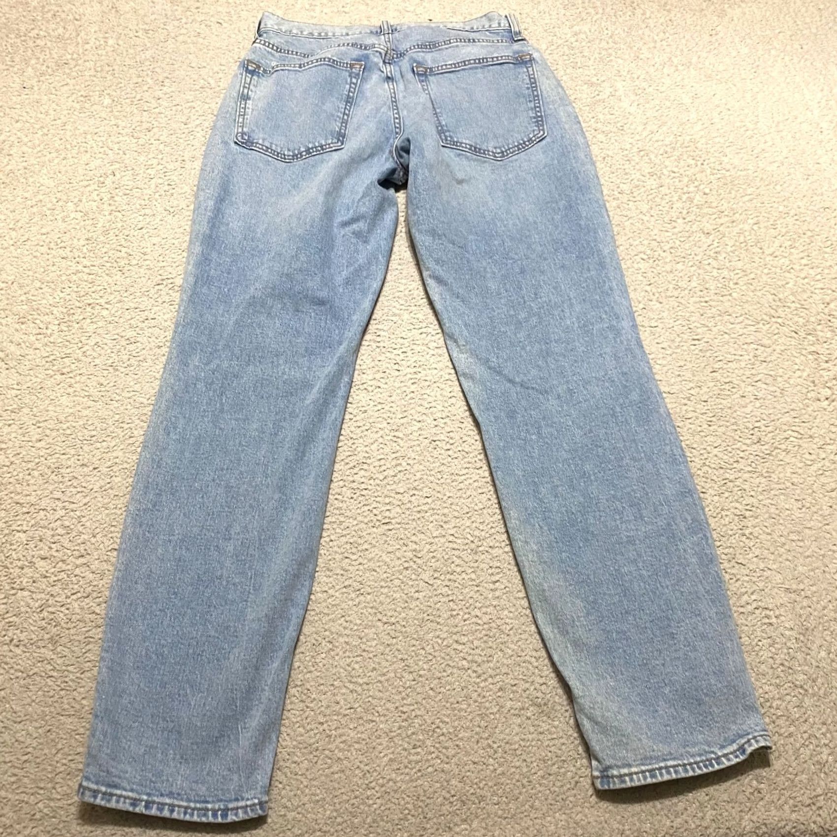Old Navy Old Navy Jeans Blue Denim Medium Wash 30x32 Regular 5-Pocket Stretch Mid Rise Men's Jeans Size US 30 / EU 46 - 2 Thumbnail