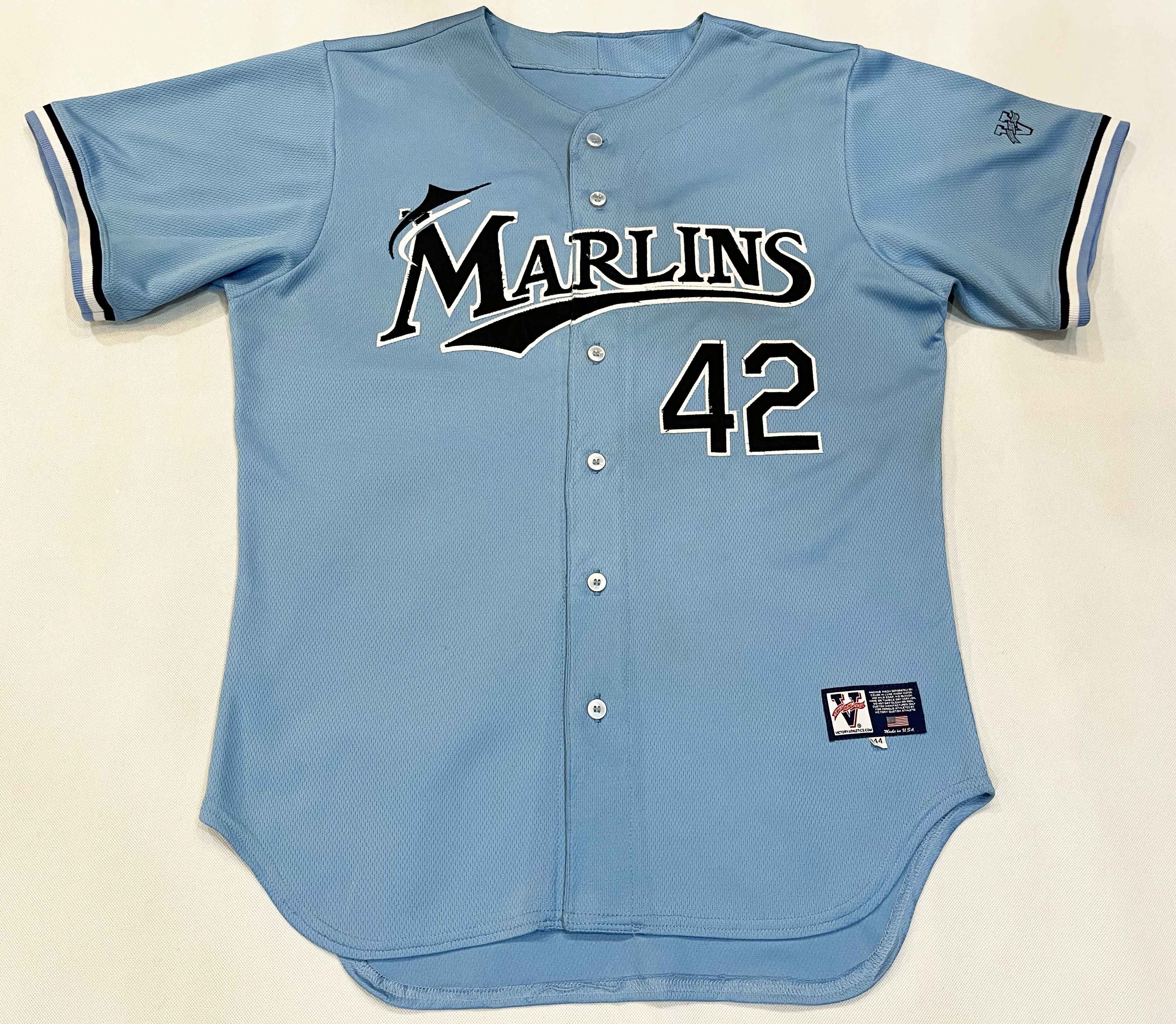 MLB × Vintage Vintage Victory MLB Miami Marlins #42 Baseball Game Jersey Size US M / EU 48-50 / 2 - 1 Thumbnail