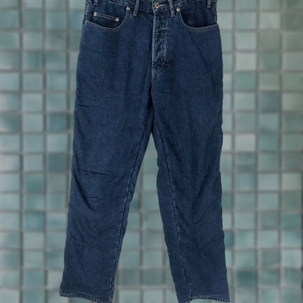Gap Gap Relaxed Fit Straight Leg Mid Rise Denim Jeans Size 34X34 Blue Mens Size US 34 / EU 50 - 1 Thumbnail