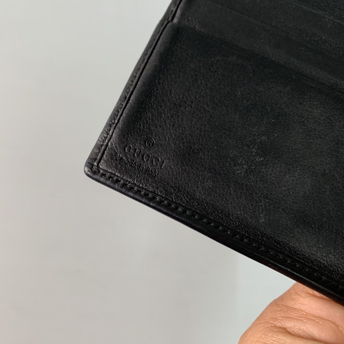 Gucci Gucci Leather Black Wallet Size ONE SIZE - 10 Thumbnail