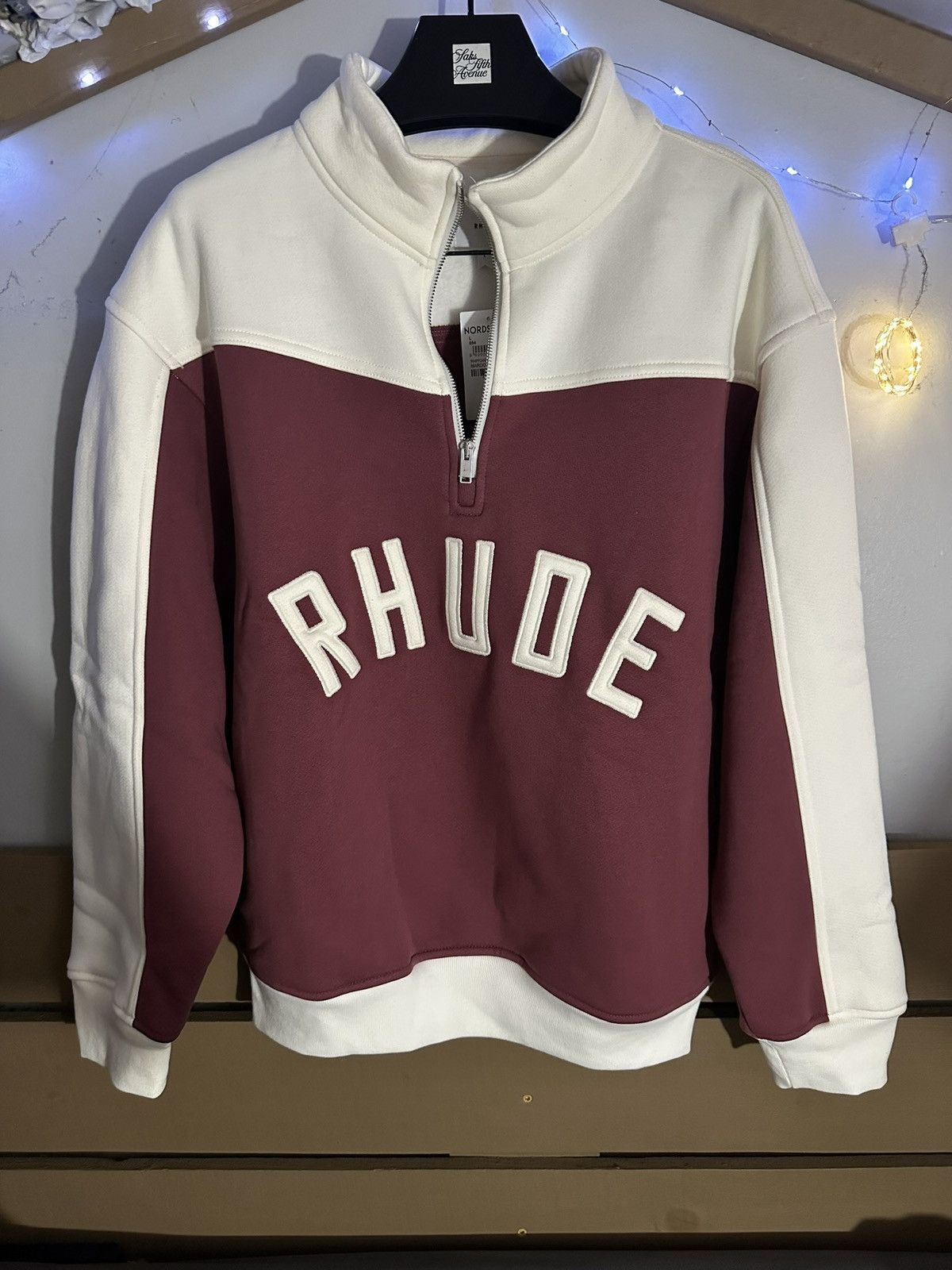 Rhude Rhude Chamonix Burgundy Sweater Size US M / EU 48-50 / 2 - 8 Thumbnail