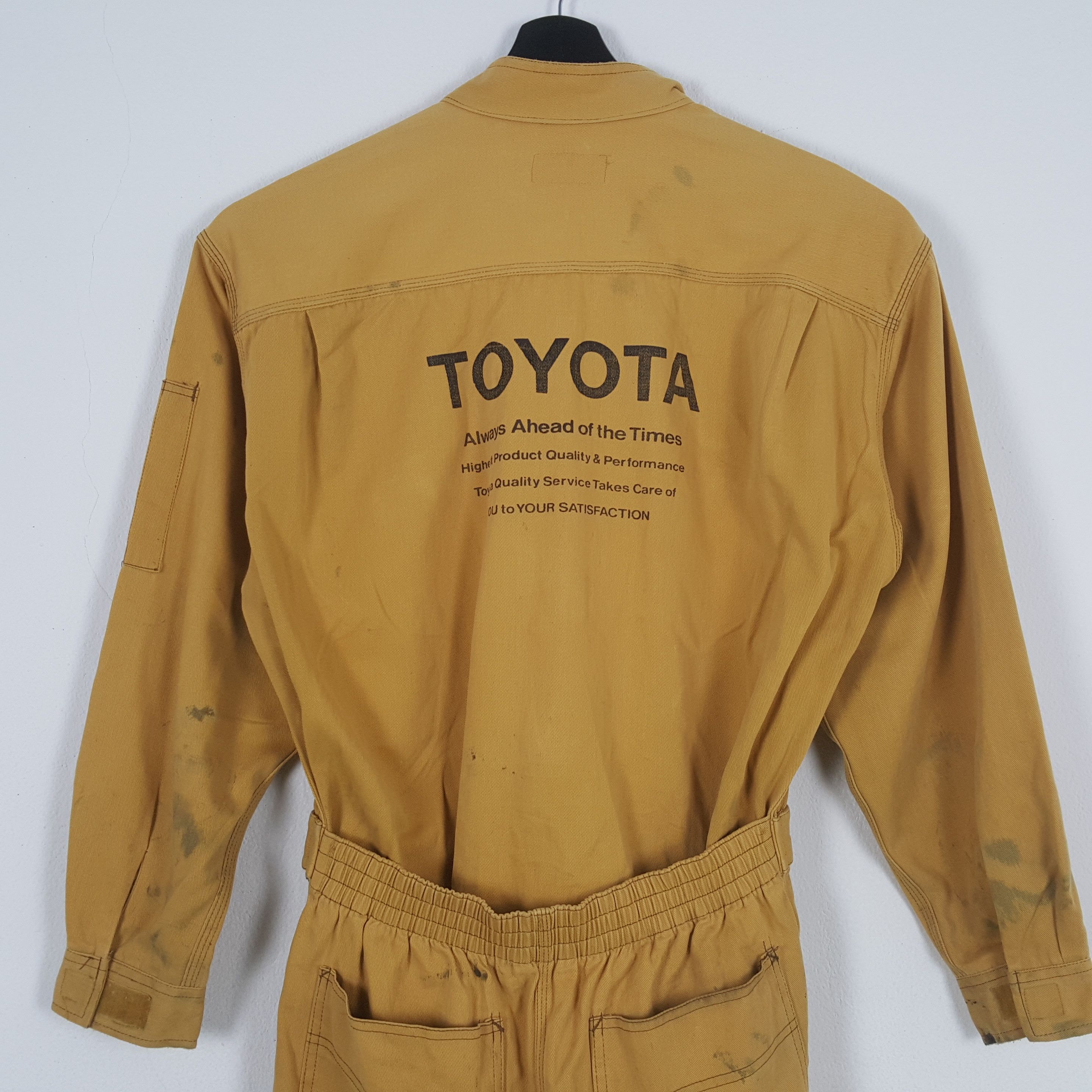 Vintage TOYOTA Japanese Motorsports Racing Coverall Jacket C286N3 Size US M / EU 48-50 / 2 - 2 Thumbnail