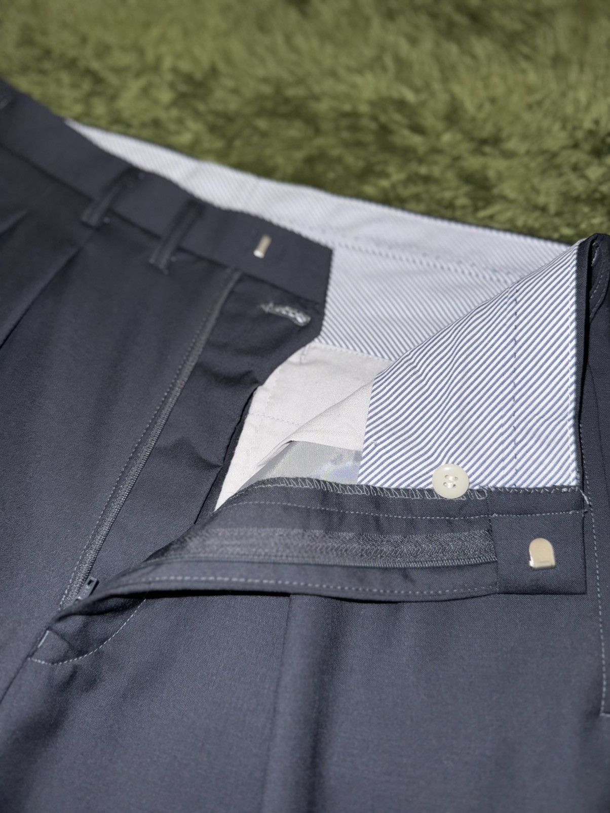 Ermenegildo Zegna Ermenegildo Zegna Fabric Tailor Made Trousers Made in Japan Size 40R - 3 Thumbnail