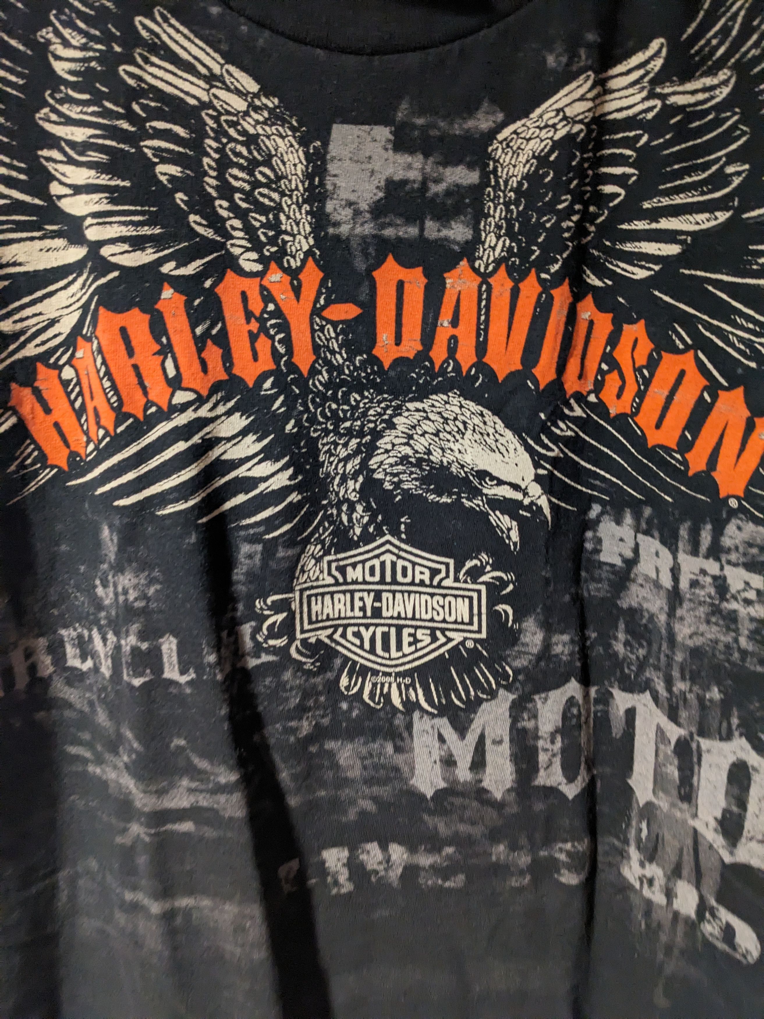 Harley Davidson × Vintage Vintage 2008 Harley-Davidson Motorcycle Animal Large T-Shirt Size US L / EU 52-54 / 3 - 2 Thumbnail