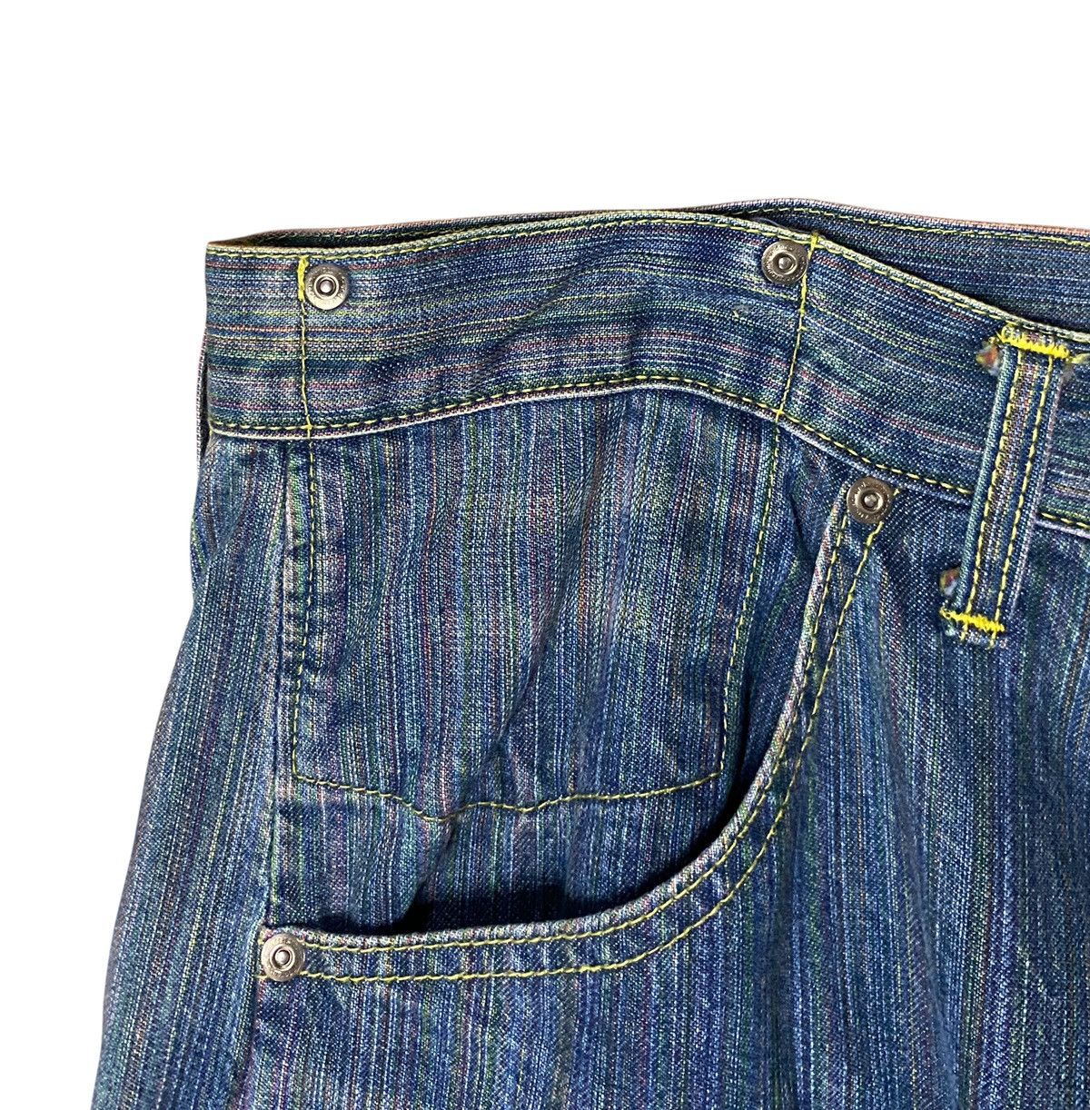 Japanese Brand Very Rare Vintage Japanese Brand Nitrow Baggy Jeans 1990s Size US 37 - 7 Thumbnail