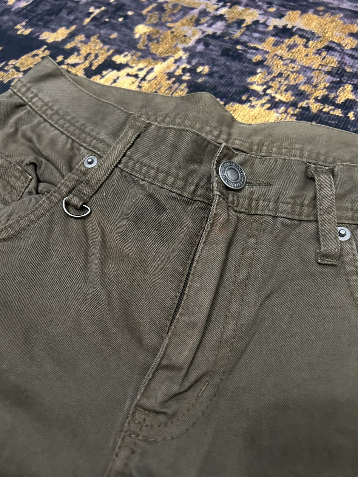 Japanese Brand 🔥🇯🇵 Semantic Design Rippet Buckle Back Pans Size US 29 - 14 Thumbnail