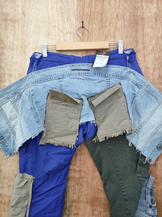Japanese Brand DLL TK Shop Custom reworked cargo reconstruct pants #46-026 Size US 31 - 5 Thumbnail
