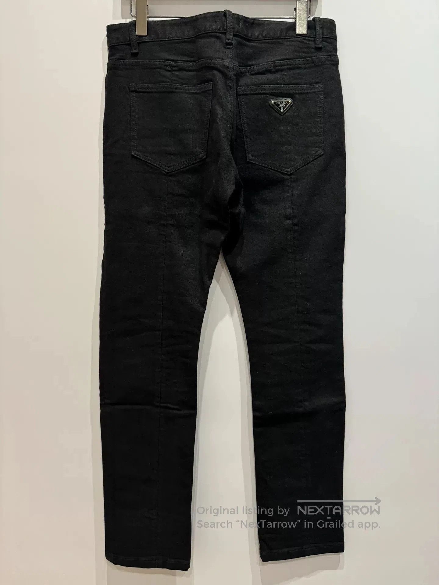 Prada PRADA W32 Jeans with Metal Triangle. Size US 32 / EU 48 - 1 Thumbnail