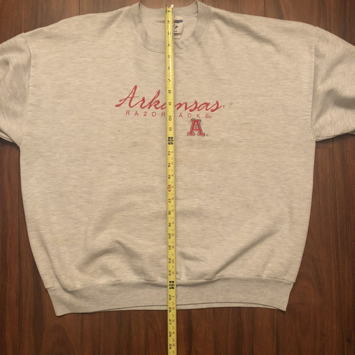 Jerzees Vintage 90s University of Arkansas Razorbacks Sweatshirt Size US L / EU 52-54 / 3 - 3 Thumbnail