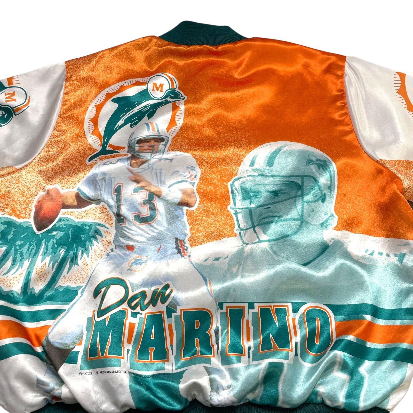 NFL 90s MIAMI DOLPHINS DAN MARINO CHALK LINE FANIMATION JACKET Size US L / EU 52-54 / 3 - 3 Thumbnail