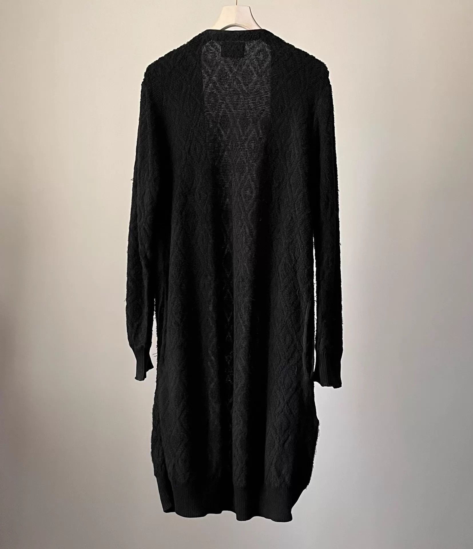 Number (N)ine Number (N)ine 04AW Long Knit Cardigan Black Size US M / EU 48-50 / 2 - 2 Thumbnail