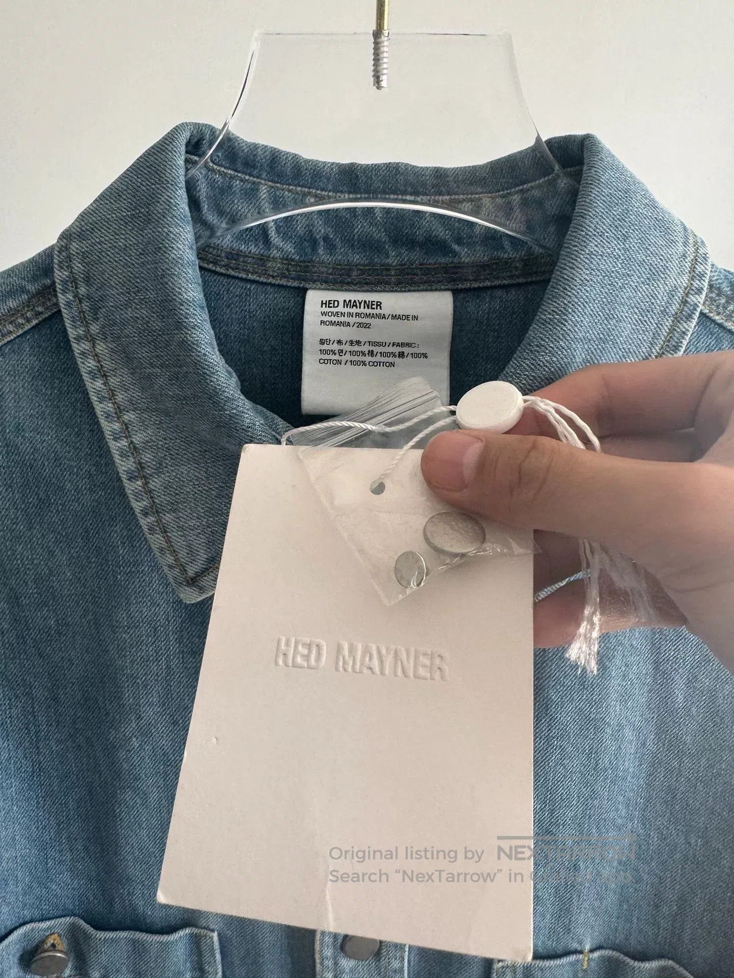 Hed Mayner Hed Mayner Denim Shirt Size XS. Size US XS / EU 42 / 0 - 3 Thumbnail