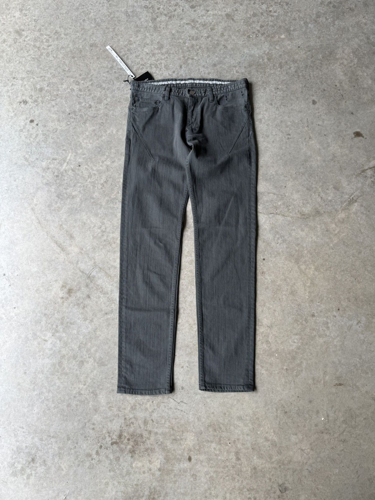 Number (N)ine Number (N)ine SS08 Double Pocket Pain Denim Charcoal Size US 30 / EU 46 - 3 Thumbnail