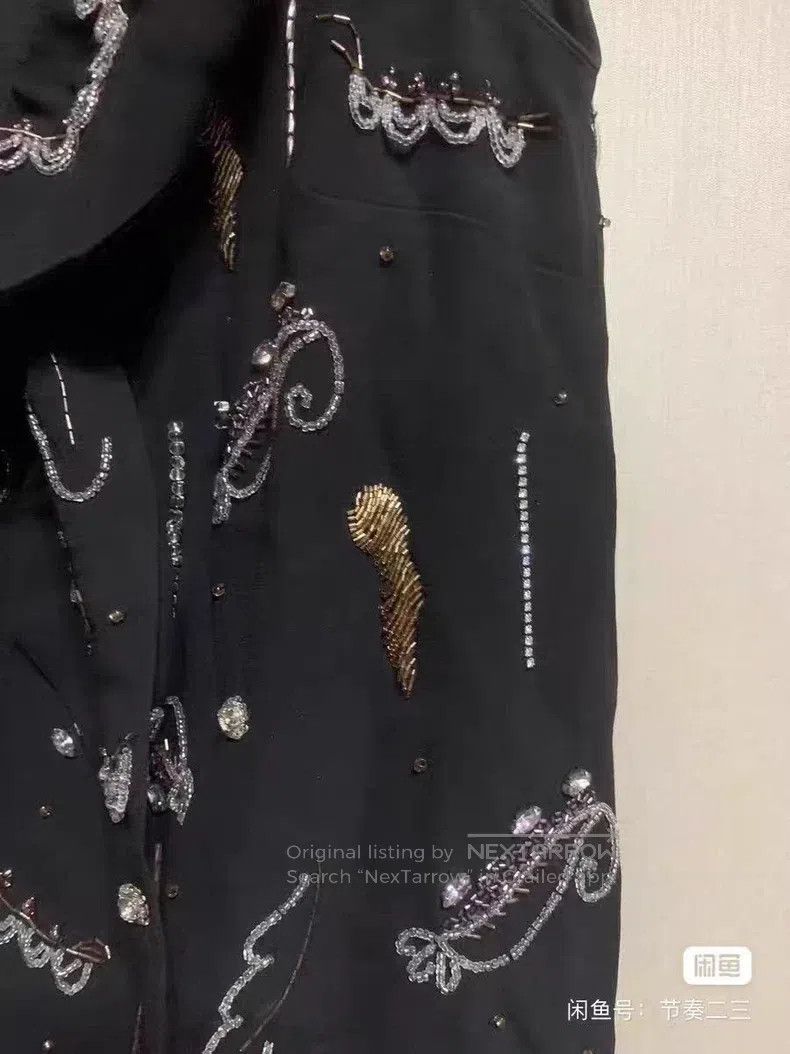 Dries Van Noten Dries Van Noten size:36 Beaded Heavy Camisole Top Size M / US 6-8 / IT 42-44 - 4 Thumbnail