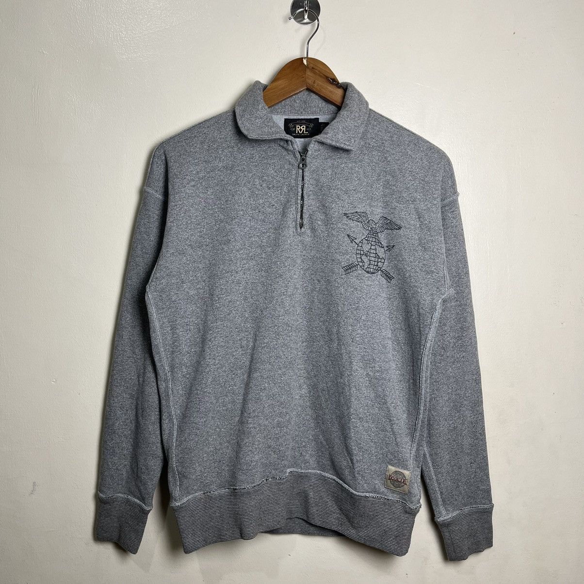 RRL Ralph Lauren Vintage Double RL - RRL Ralph Lauren Half Zip Jacket Size US S / EU 44-46 / 1 - 1 Thumbnail