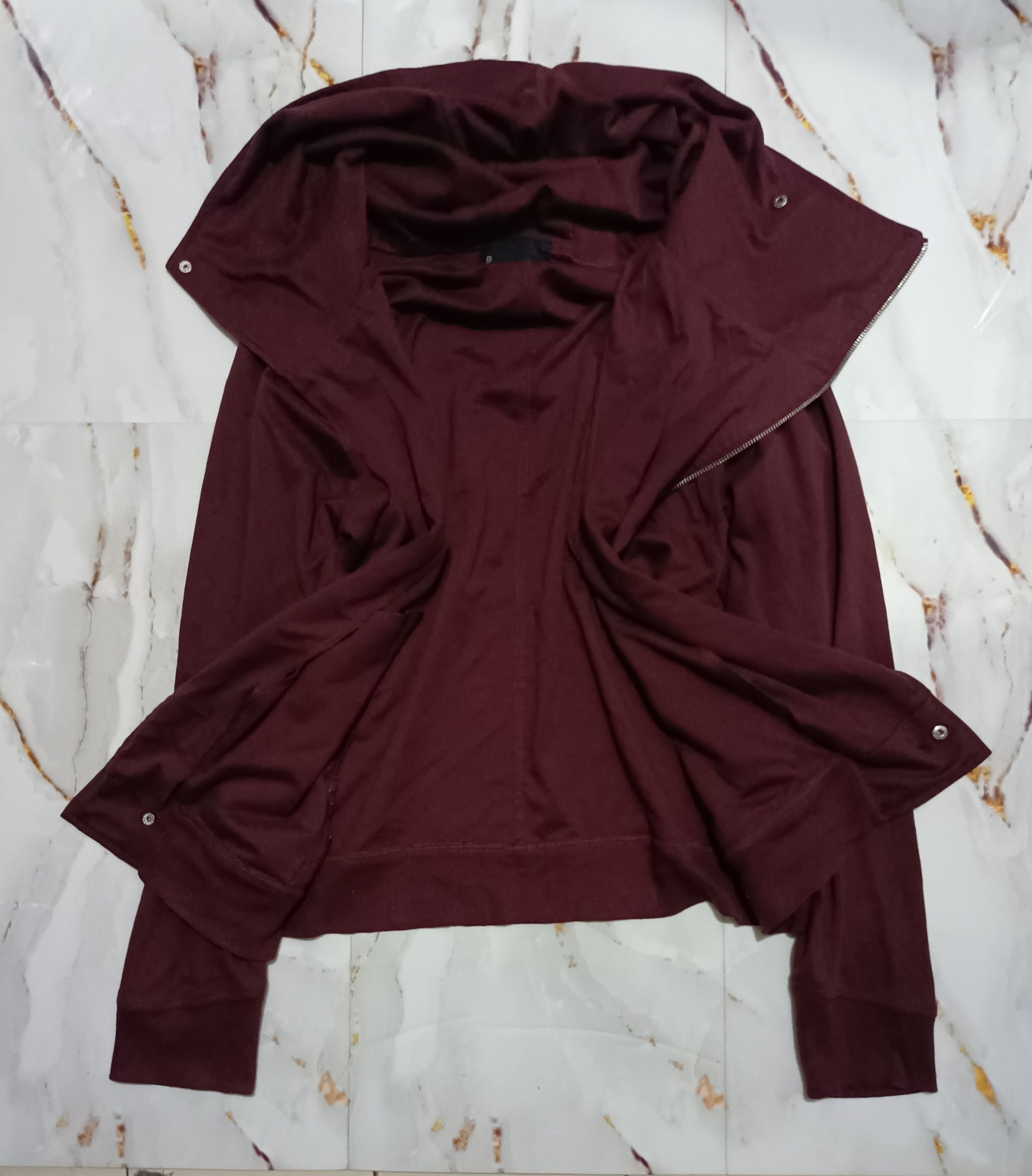Ekam VKEI MAROON ASYMMETRIC SWEATER Size US M / EU 48-50 / 2 - 4 Thumbnail