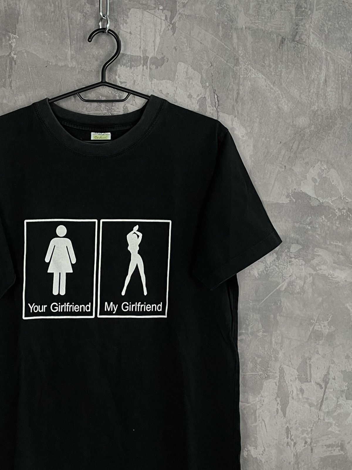 Other Vintage Y2K humor your girlfriend my girlfriend tee t shirt Size US M / EU 48-50 / 2 - 4 Thumbnail