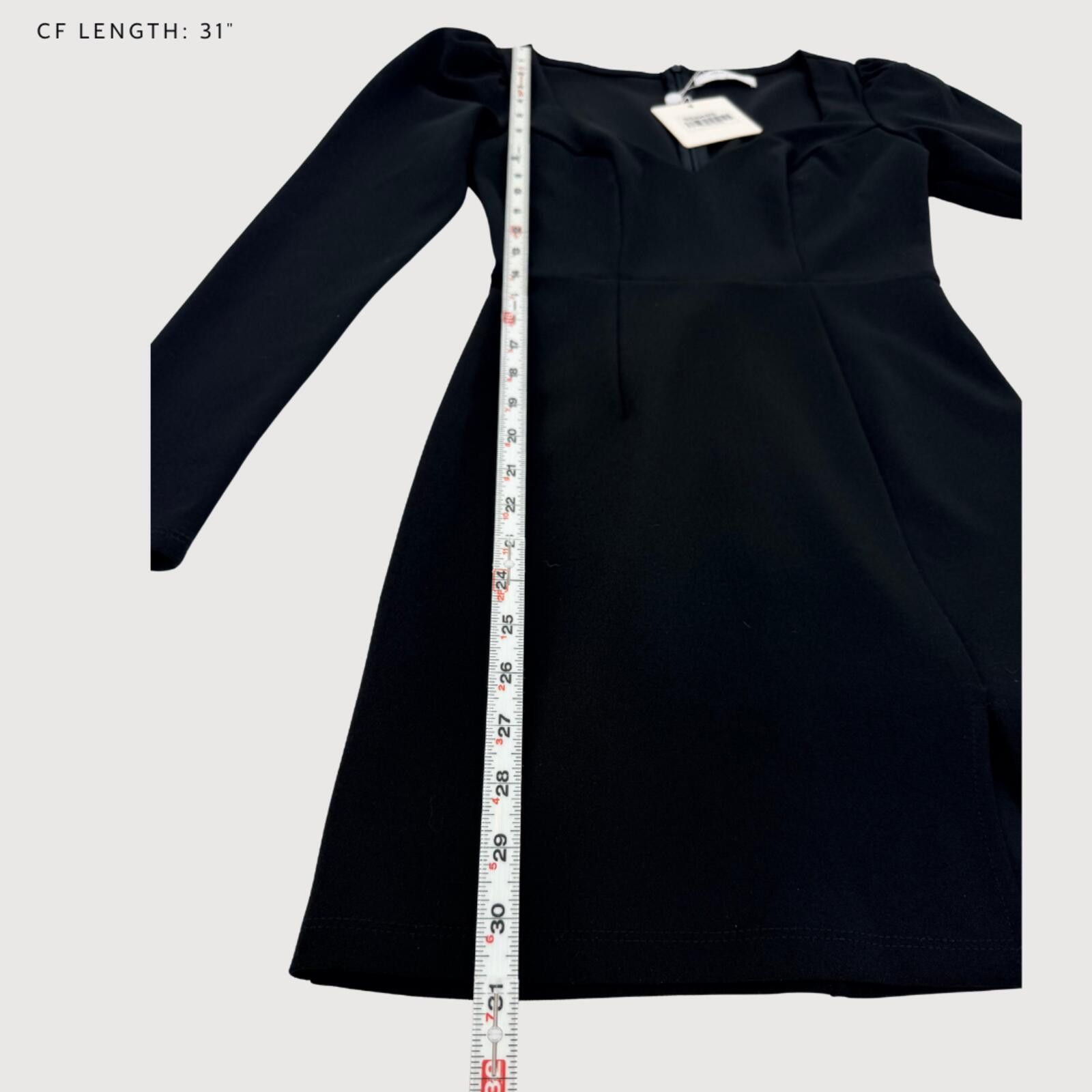 Other Hello Molly Puff Sleeve Bodycon Mini Dress Black XS Size XS / US 0-2 / IT 36-38 - 6 Thumbnail