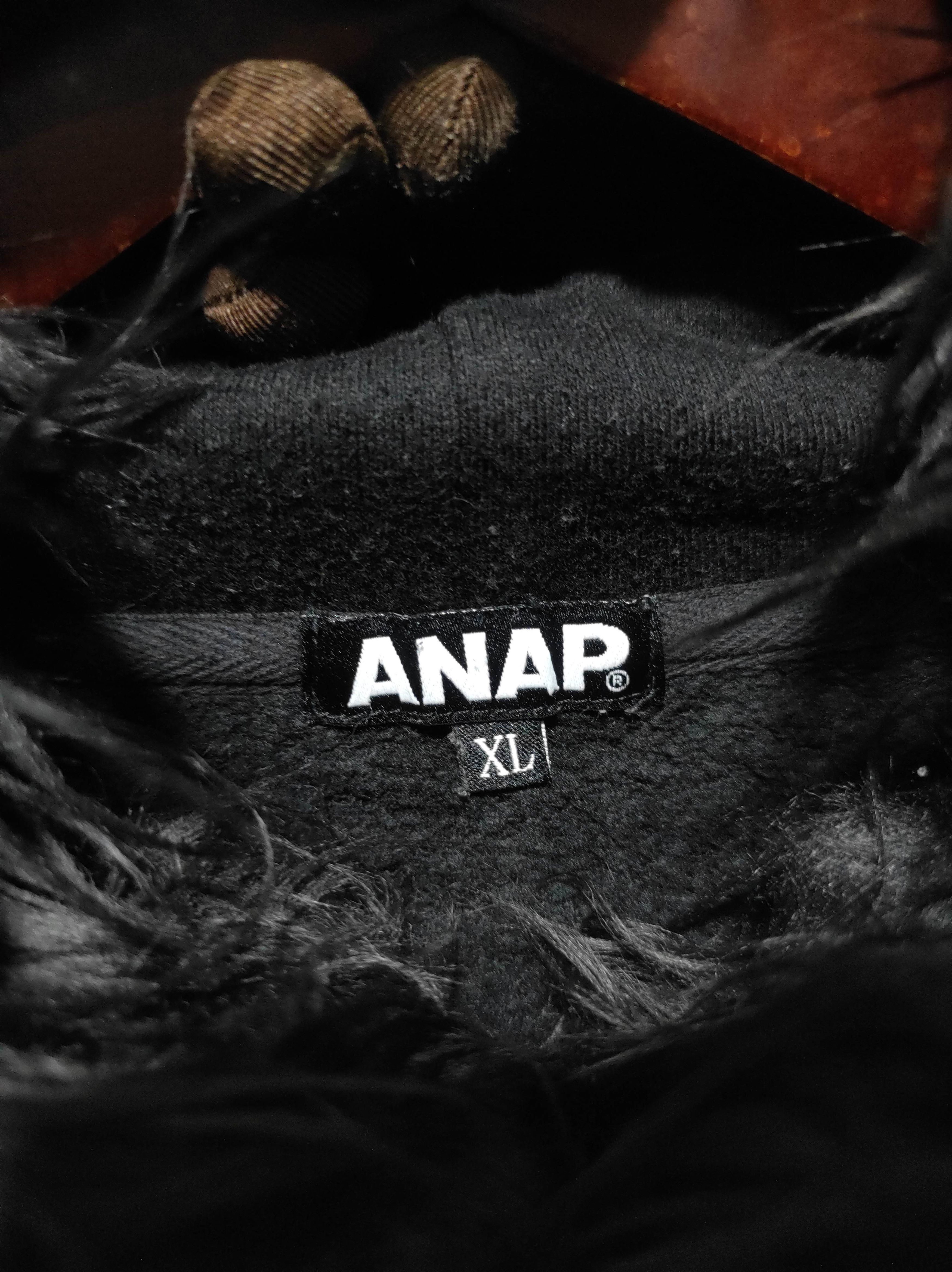 Japanese Brand Anap black fur hoodie ifsix LGB style Size US L / EU 52-54 / 3 - 10 Thumbnail