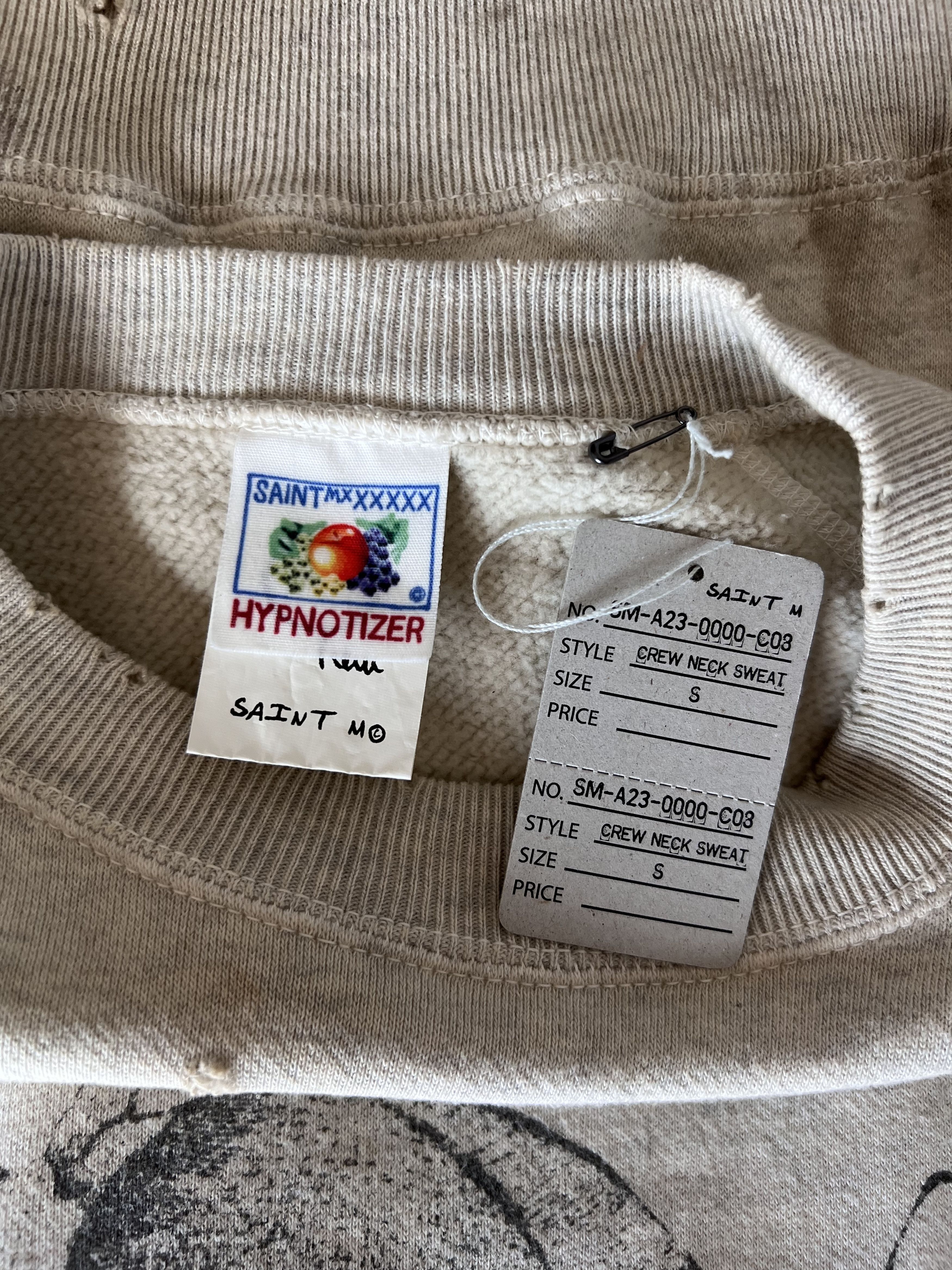 Saint Michael Saint Michael Noritake Kinashi Norida Crewneck Sweatshirt Size US S / EU 44-46 / 1 - 8 Thumbnail