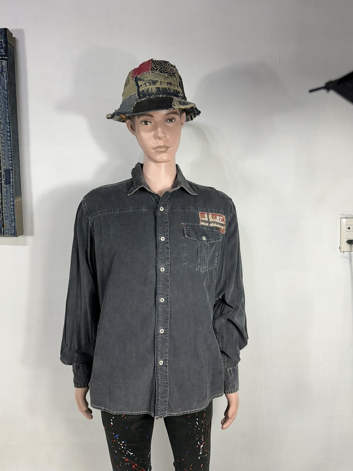 Napapijri × Vintage Vintage Napapijri Shirt Size US XL / EU 56 / 4 - 1 Thumbnail