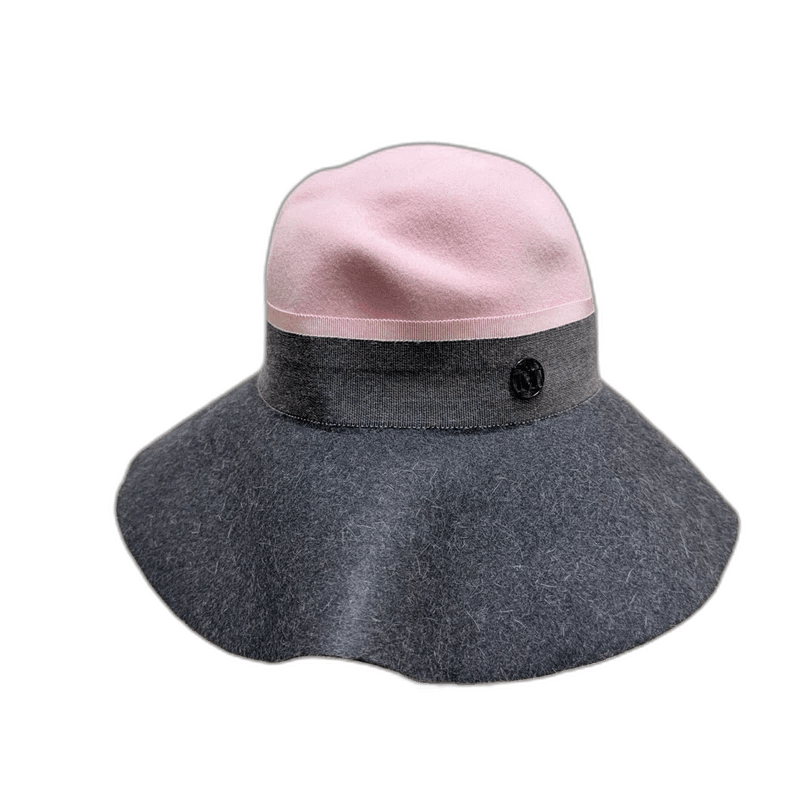 Maison Michel maison michel gray pink hat Size ONE SIZE - 1 Thumbnail