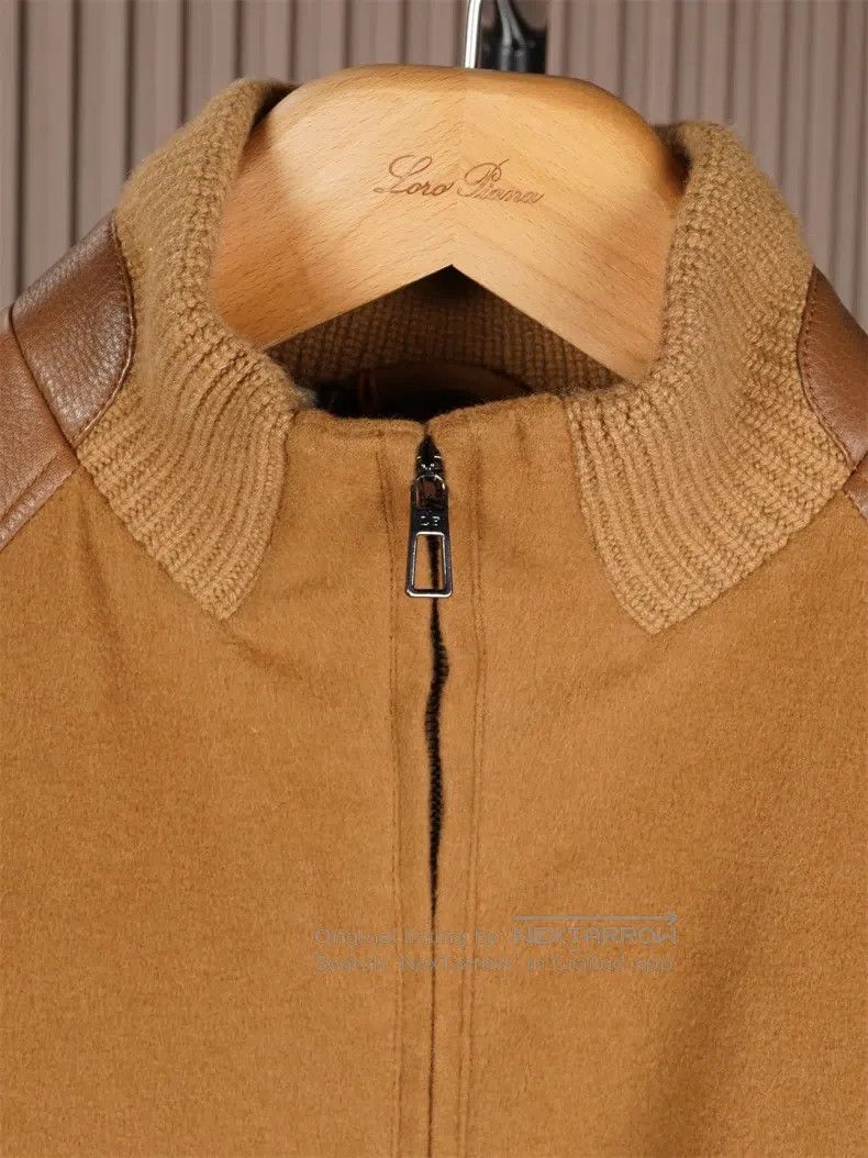 Loro Piana Loro Piana Men's Vicuña Wool Cowhide Patchwork Blazer, 100 Size US M / EU 48-50 / 2 - 7 Thumbnail