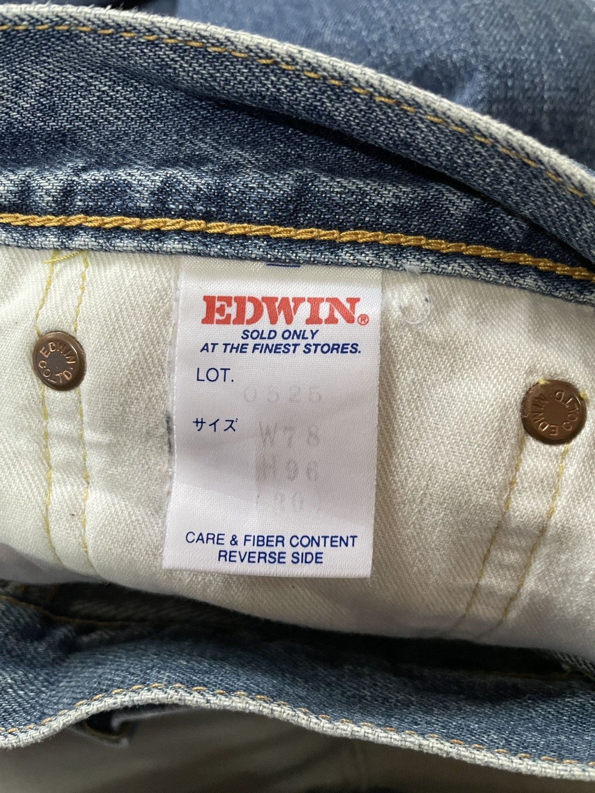 Edwin Edwin Japan Sanforized Buckle back denim Size US 30 / EU 46 - 15 Thumbnail