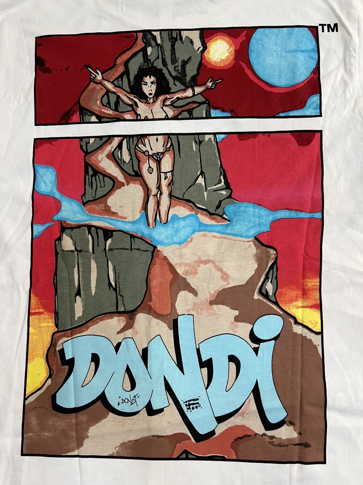 Off-White Offwhite Dondi Graffic Tshirt. Size US L / EU 52-54 / 3 - 10 Thumbnail