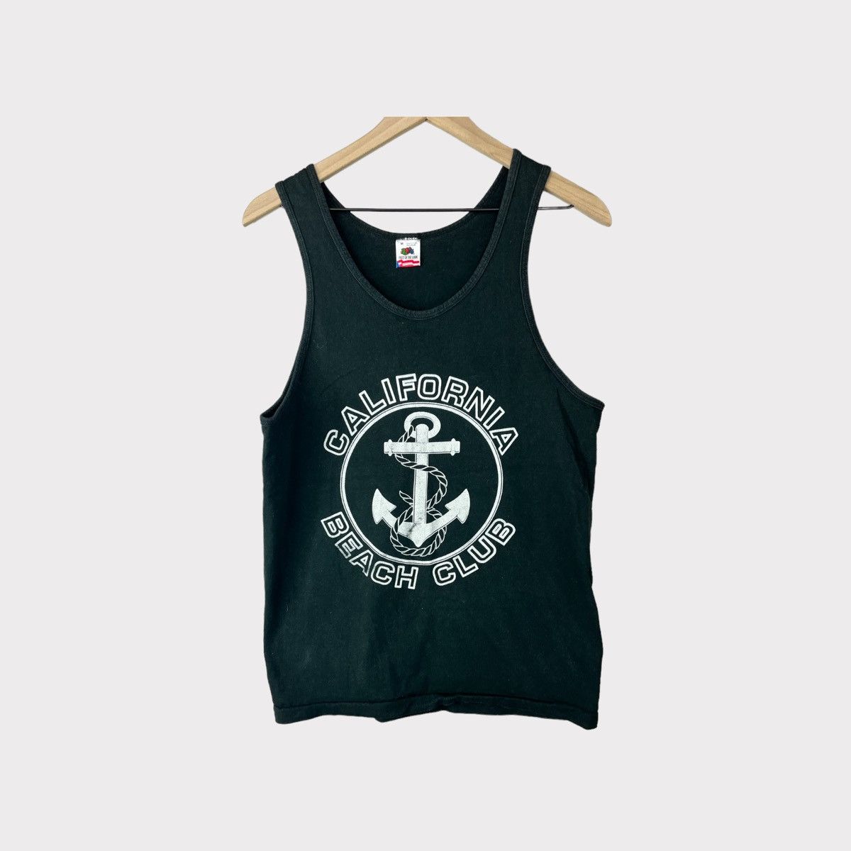 Fruit Of The Loom × Vintage Vintage 1990's California Beach Club Tank Top Size M / US 6-8 / IT 42-44 - 1 Thumbnail