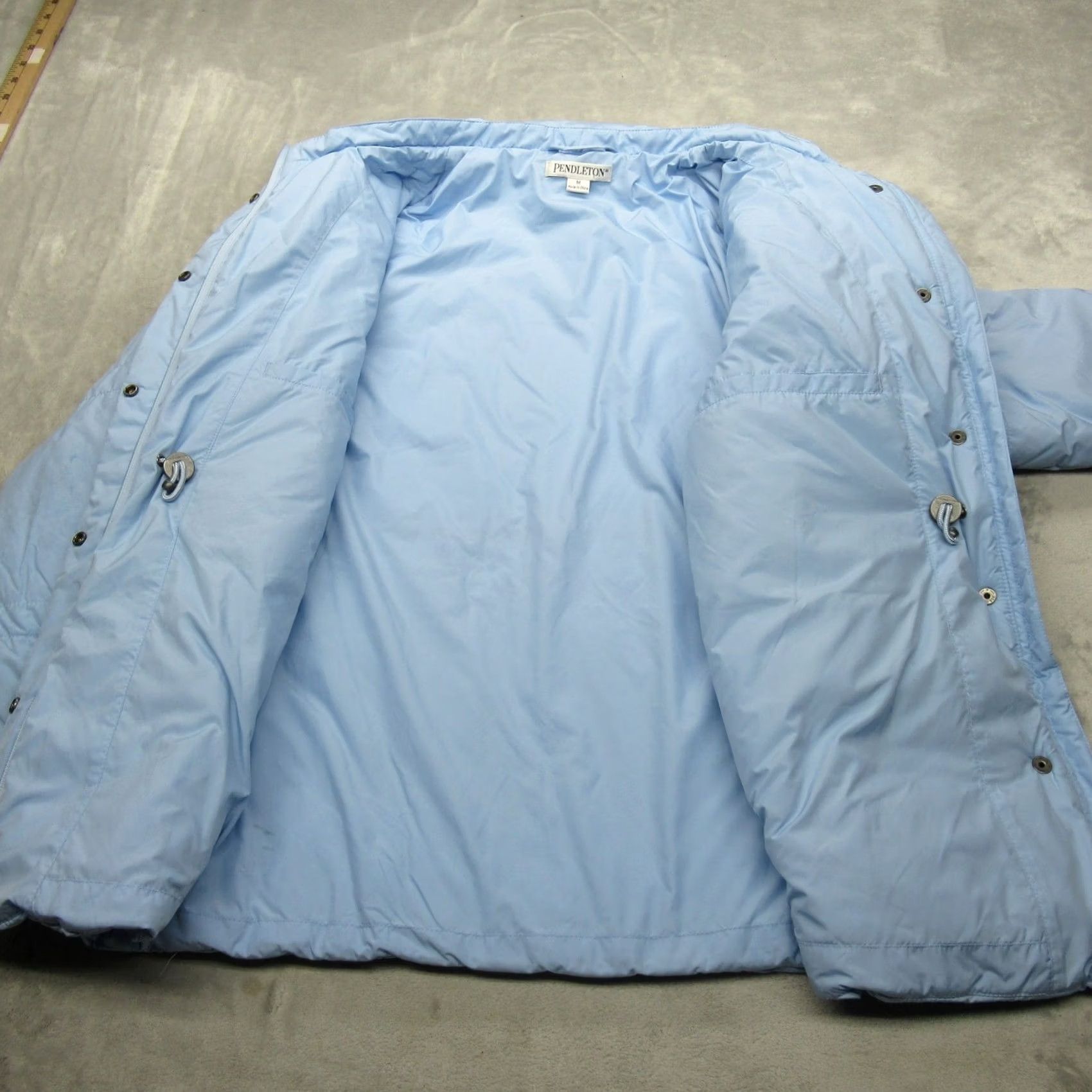 Pendleton Pendleton Jacket Womens Medium Light Blue Puffer Coat Quilted Thick Insulated Size M / US 6-8 / IT 42-44 - 7 Thumbnail