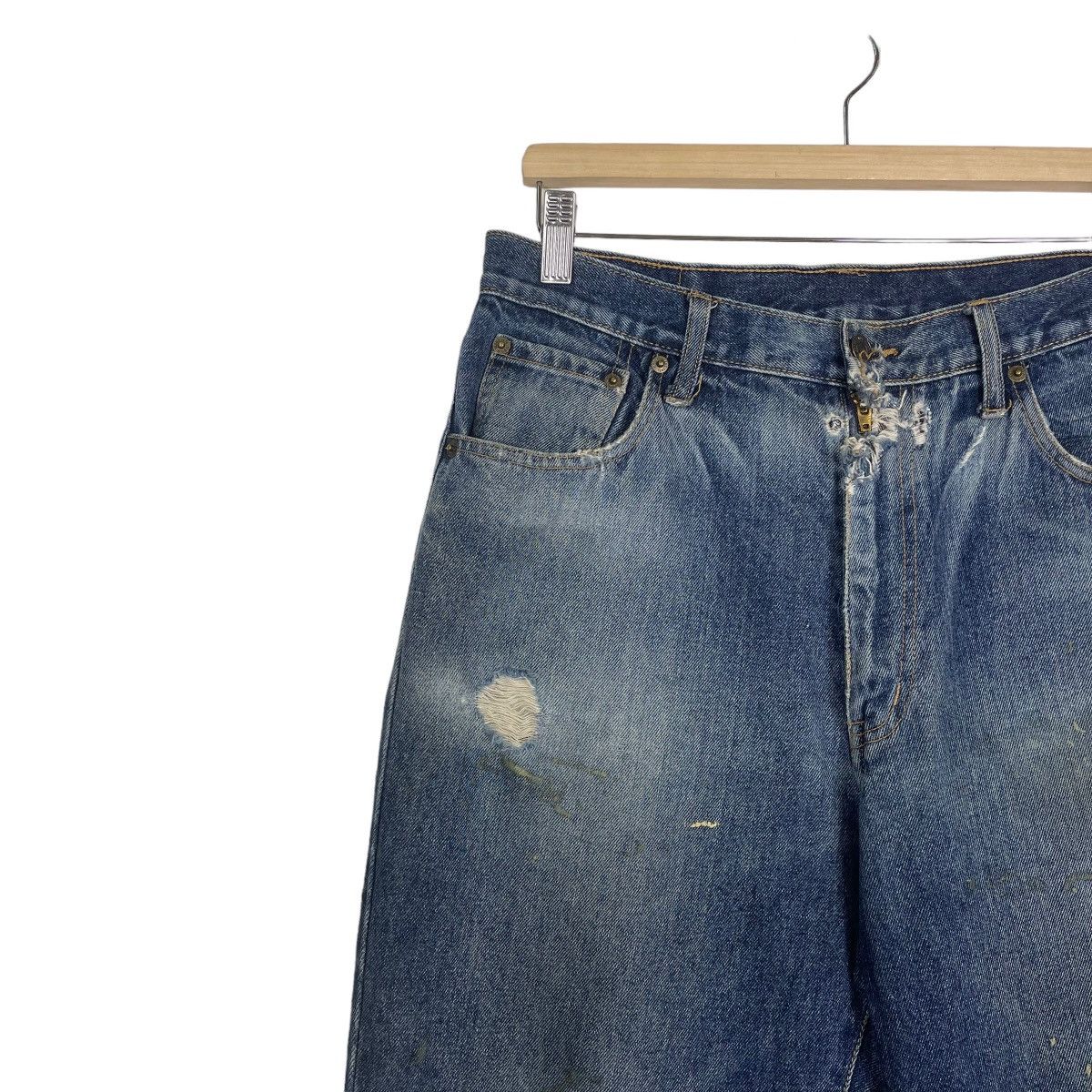 GOSTAR DE FUGA Blue Denim Jeans Machope Distressed Jeans Size US 30 / EU 46 - 6 Thumbnail