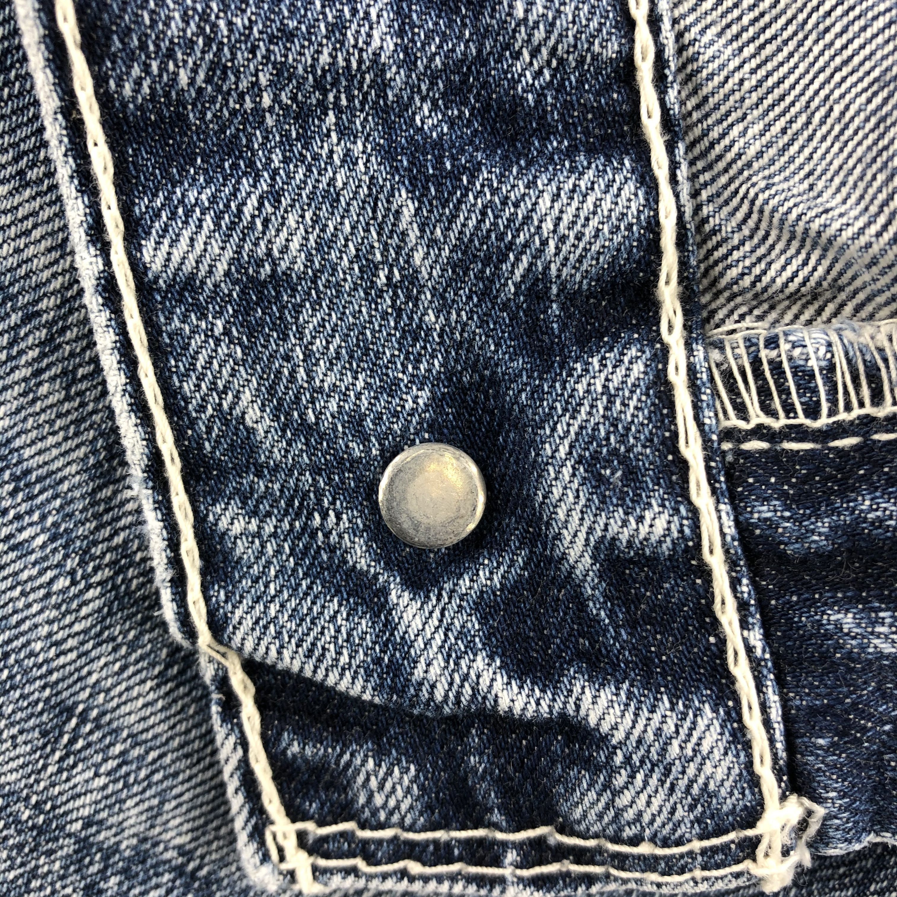 Levi's Vintage 90s Blue Wash Levis Jeans-J1802 Size US 34 / EU 50 - 13 Thumbnail