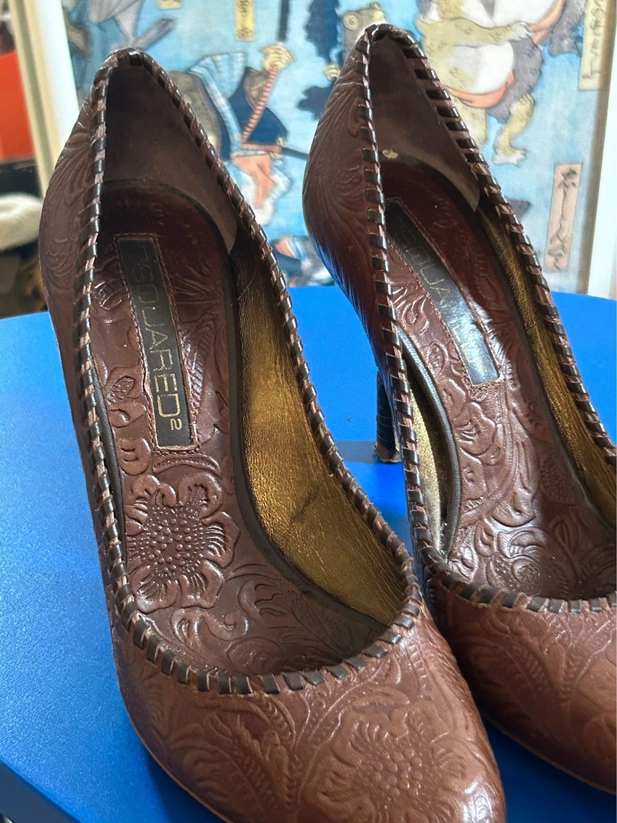 Dsquared2 Dsquared2 Brown Leather Heels Size US 6 / IT 36 - 5 Thumbnail