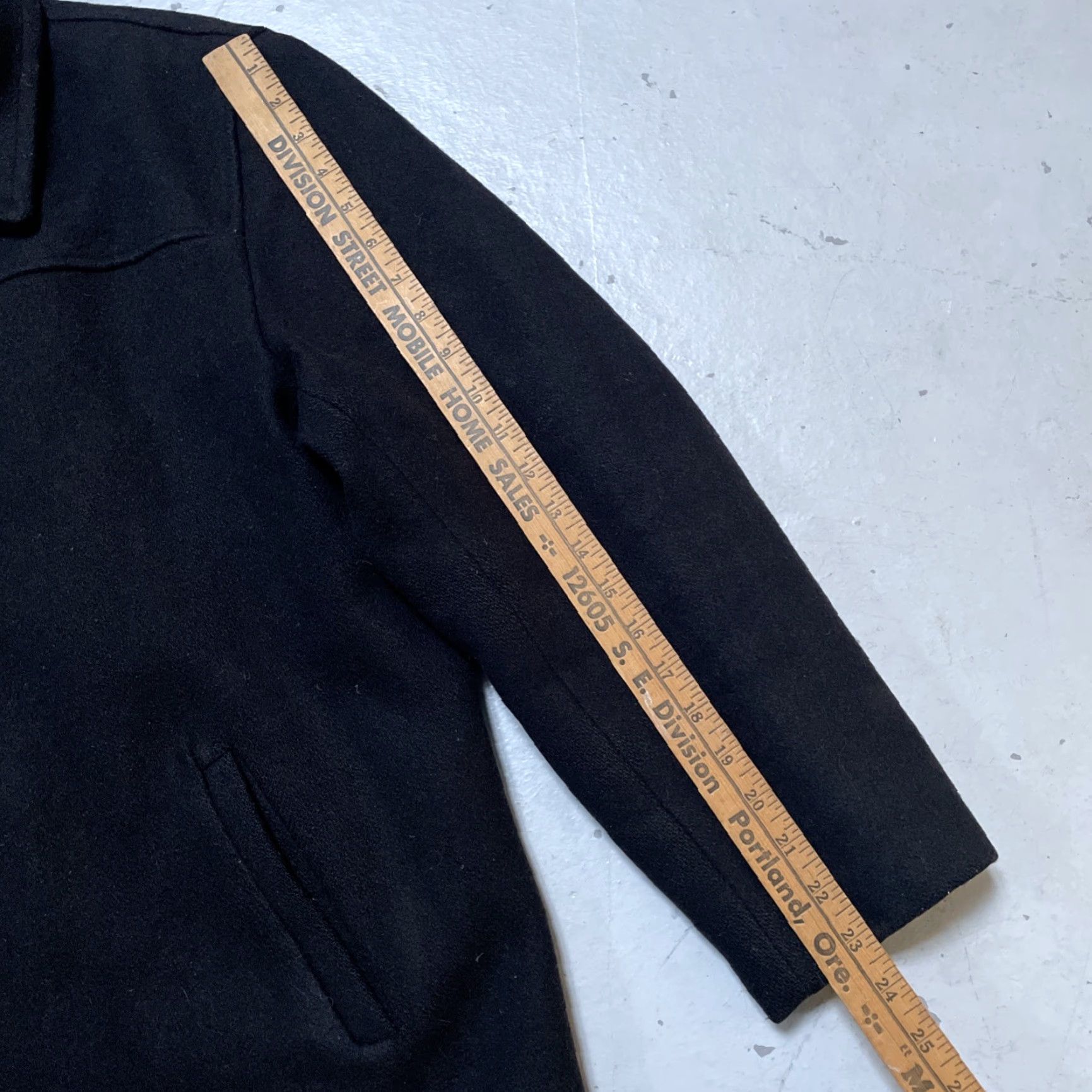 Schott Schott Wool Car Club Long Coat Workwear Quilted Vintage Lined Made Canada M Black Unisex Adults Regular Size M Jacket/Coat Long Women/Mens? Size US M / EU 48-50 / 2 - 3 Thumbnail