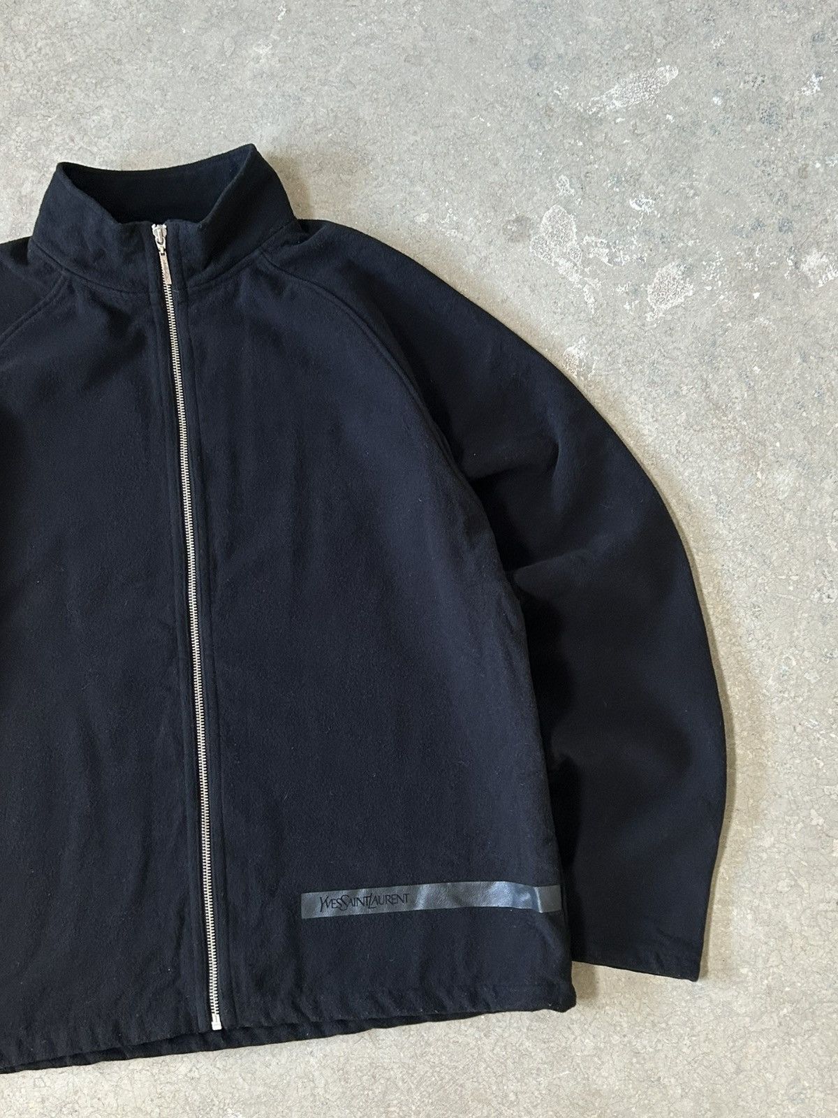 Yves Saint Laurent 90s Vintage Yves Saint Laurent YSL Fleece Zip Sweatshirt Size US XL / EU 56 / 4 - 5 Thumbnail