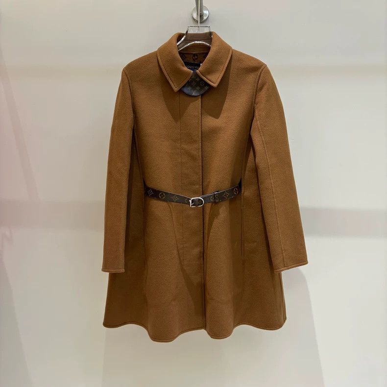 Louis Vuitton Louis Vuitton Brown Monogram Belted Cloak Coat Size US S / EU 44-46 / 1 - 1 Thumbnail