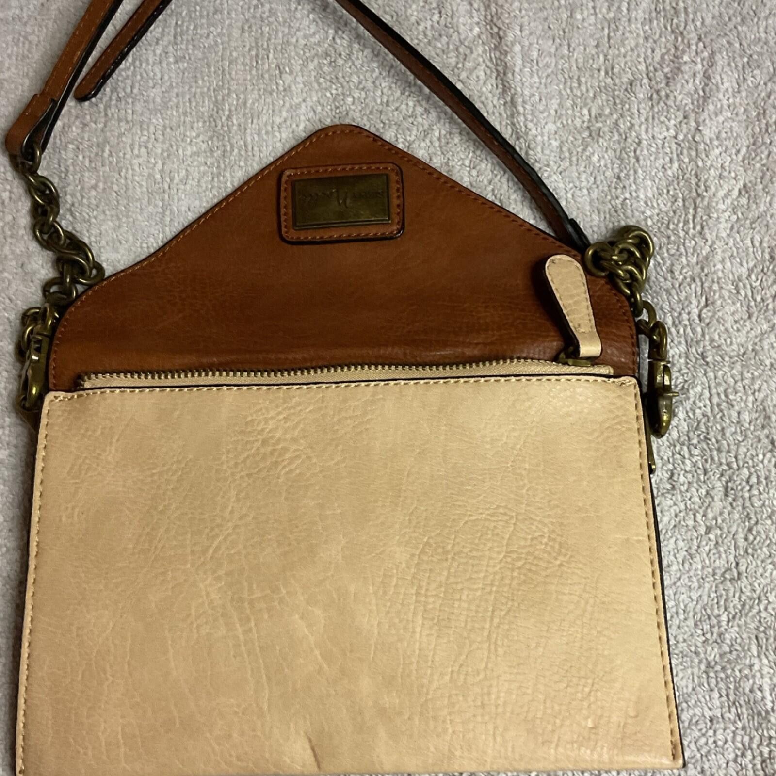 Other Simply Noelle Beige Brown Shoulder Bag Chain Accent Magnetic Size ONE SIZE - 3 Thumbnail