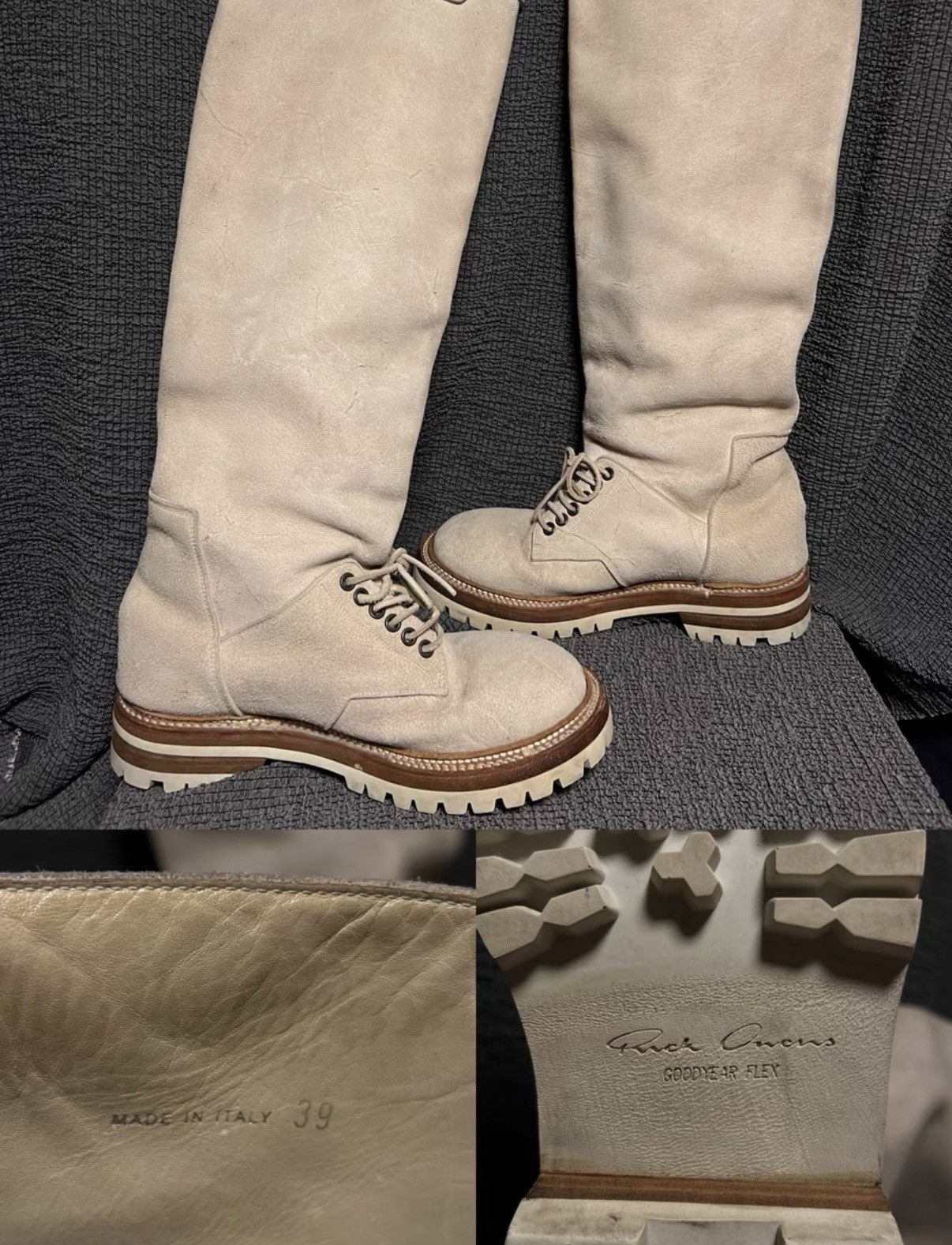 Rick Owens Rick Owens Archive Elephant Leg Police Boots Size US 6.5 / EU 39-40 - 9 Thumbnail