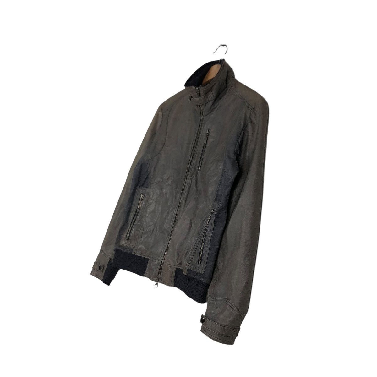 Japanese Brand 🔥VINTAGE CROPPED BIKER LEATHER JACKET PIGSKINS LIDAH JAPAN Size US S / EU 44-46 / 1 - 4 Thumbnail