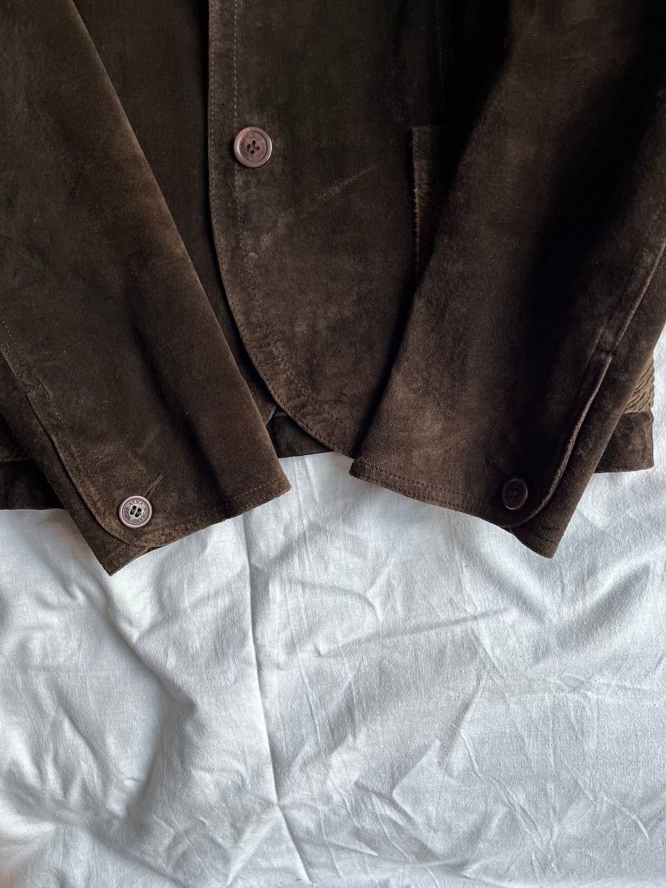 ARMA × Vintage Arma vintage chocolate brown leather pigskin jacket blazer Size M / US 6-8 / IT 42-44 - 4 Thumbnail