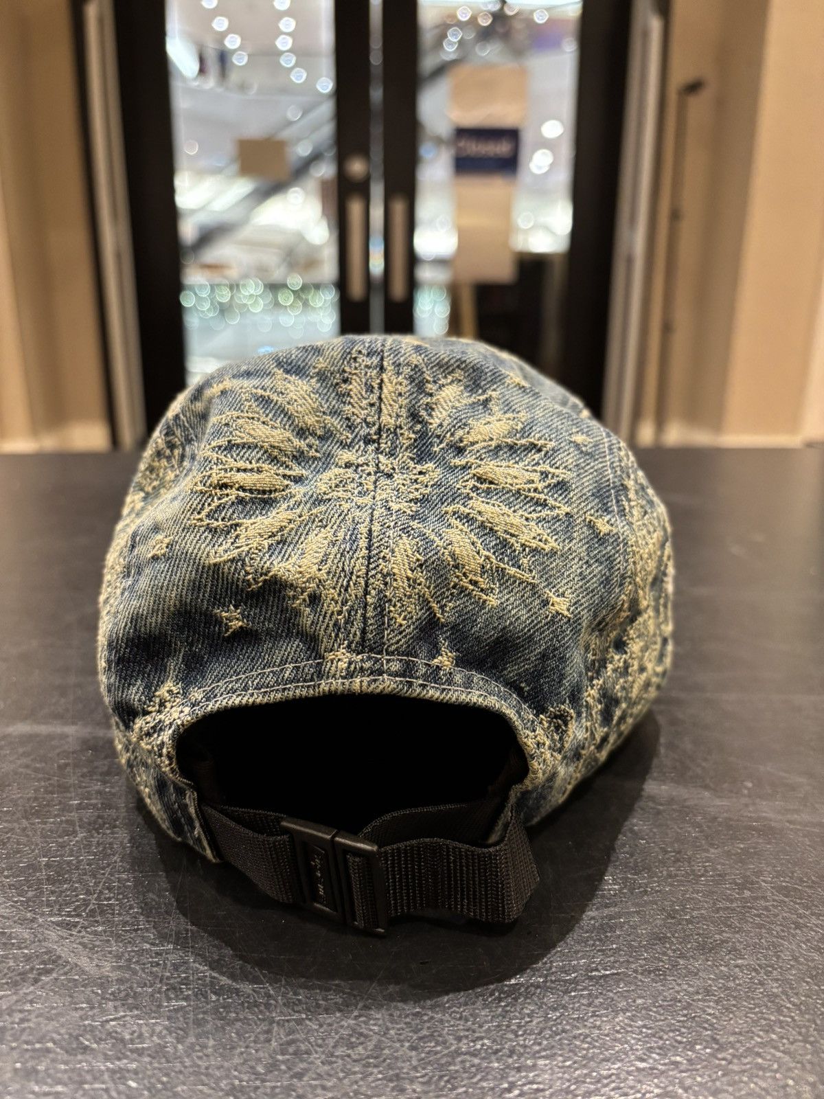 Supreme Supreme Paisley Denim Box Logo Hat Size ONE SIZE - 4 Thumbnail