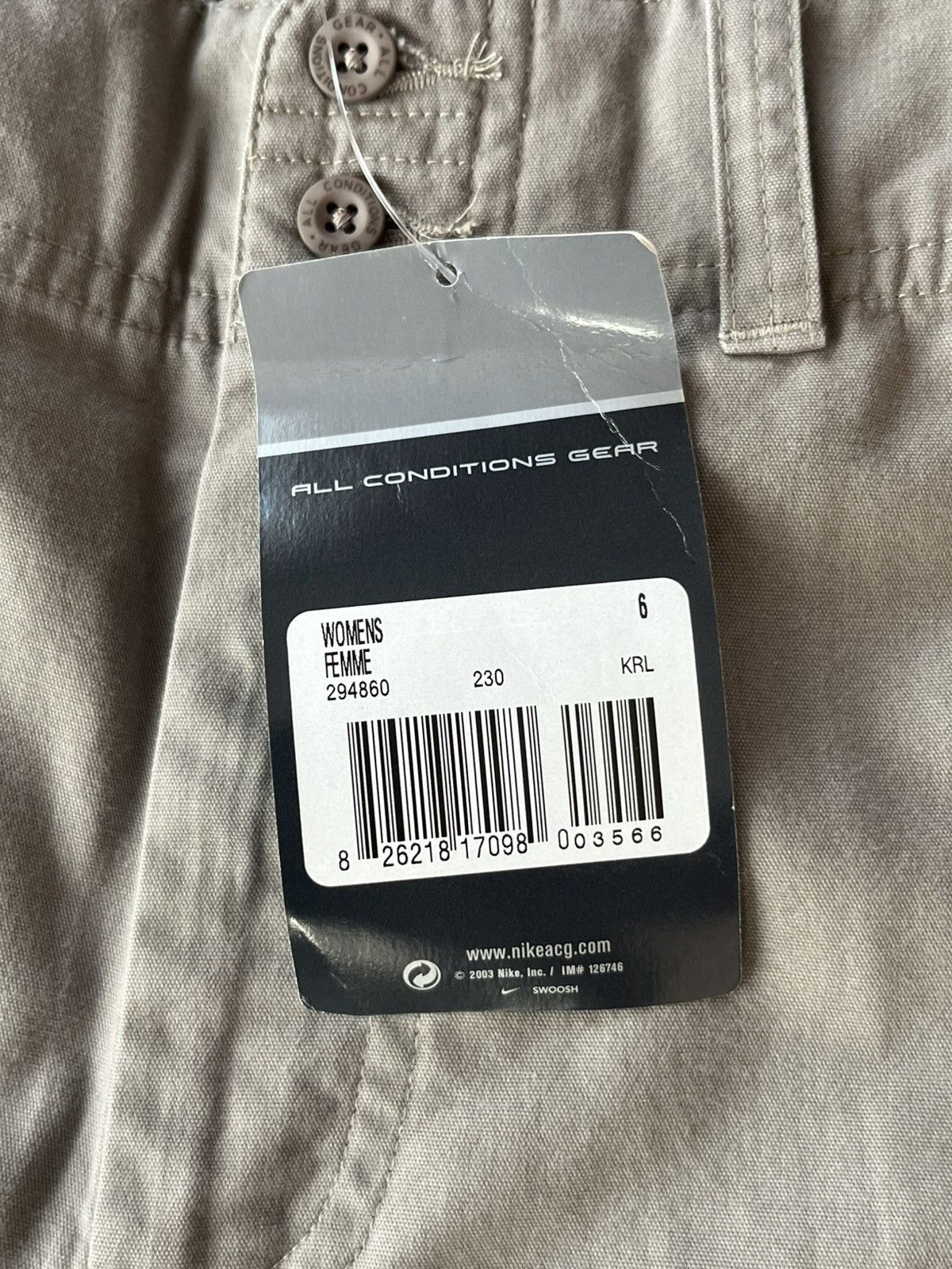 Nike ACG Nike ACG Khaki Shorts (New With Tags) Size 28" / US 6 / IT 42 - 11 Thumbnail