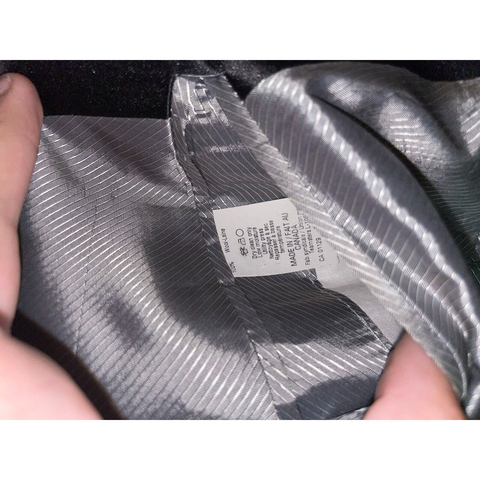 Calvin Klein Vintage Calvin Klein Blazer Jacket Wool Black Suit Wear VTG Size 36R - 8 Thumbnail