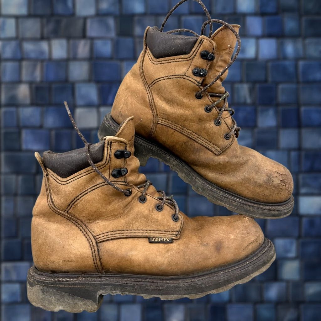 Red Wing 4572 Classic Round Toe 7” Brown Leather Work Boots | Grailed