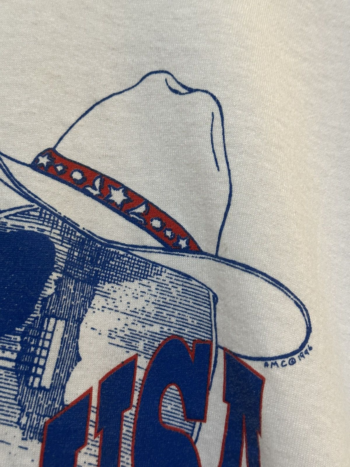 Cowboy Equipment × Vintage 1996 Roy Clark Branson Guitar Country Music Cowboy T Shirt Size US XXL / EU 58 / 5 - 3 Thumbnail