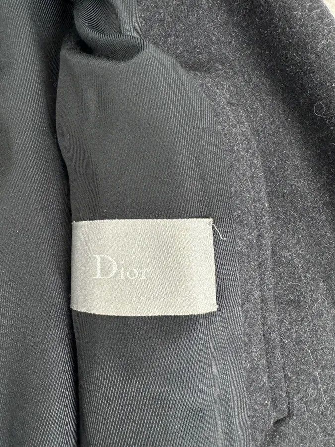 Dior 2000s Dior Grey Classy Wool Caban Jacket Size US M / EU 48-50 / 2 - 9 Thumbnail